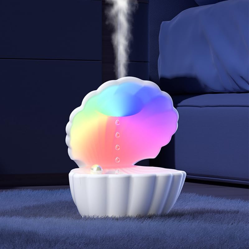 Anti Gravity Humidifier 550ML with 7 Colors Mood Light & Ultrasonic Diffuser for Bedroom Desk - Saif Al Najmi Kw